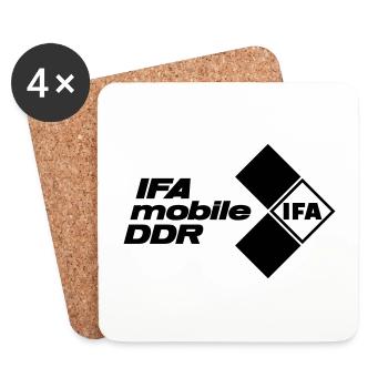 IFA Mobile DDR - Untersetzer (4er-Set) - Weiß - Vorne