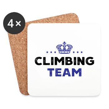 Climbing Team - Coasters (set of 4) - white - Front