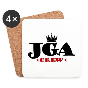Jga Crew Bachelor Party - Coasters (set of 4) - white - Front