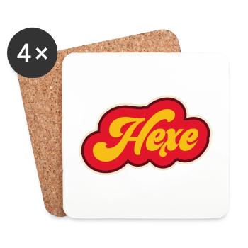 Witch - Coasters (set of 4) - white - Front