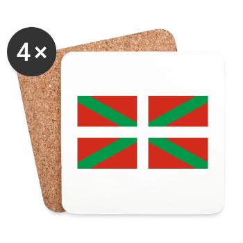 Basque Country - Coasters (set of 4) - white - Front