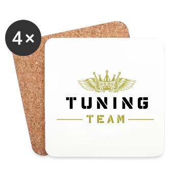 Tuning Team - Coasters (set of 4) - white - Front