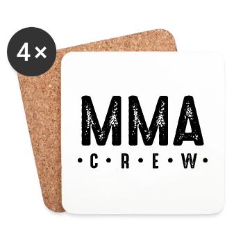Mma Crew - Coasters (set of 4) - white - Front