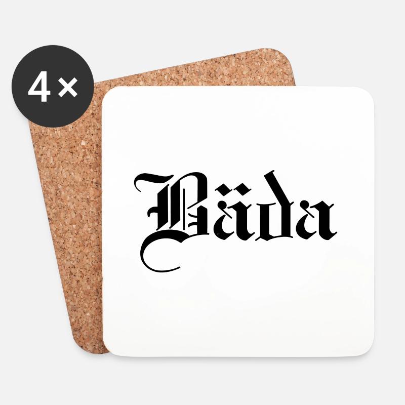 Bäda - Untersetzer (4er-Set) - Weiß