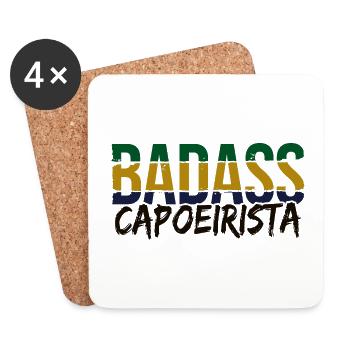 Capoeira - Untersetzer (4er-Set) - Weiß - Vorne