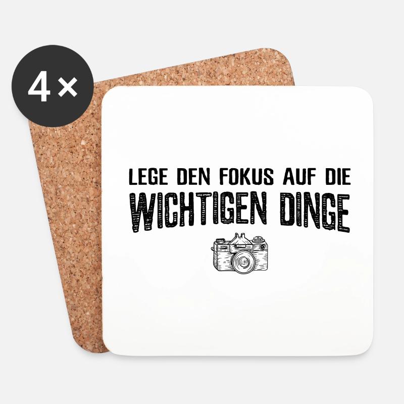 Fotografie - Untersetzer (4er-Set) - Weiß