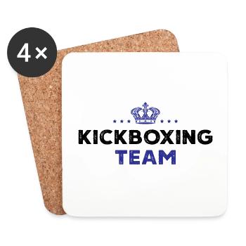 Kickboxing Team - Coasters (set of 4) - white - Front