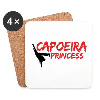 Capoeira - Untersetzer (4er-Set) - Weiß - Vorne