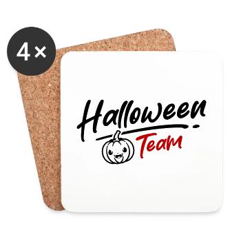 Halloween Team Party - Coasters (set of 4) - white - Front
