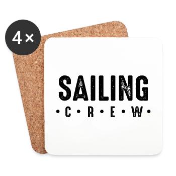 Sailing Crew - Untersetzer (4er-Set) - Weiß - Vorne