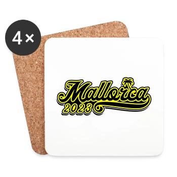 Mallorca 2023 - Coasters (set of 4) - white - Front