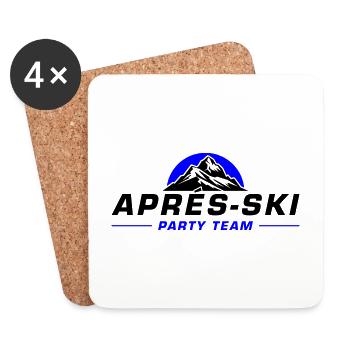 Après Ski Party Team - Coasters (set of 4) - white - Front