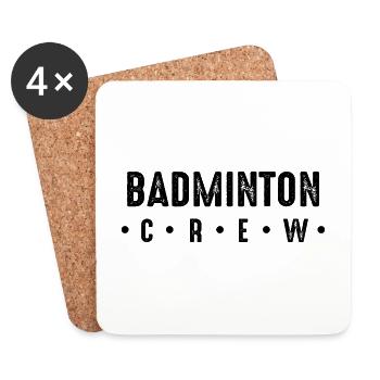 Badminton Crew - Coasters (set of 4) - white - Front