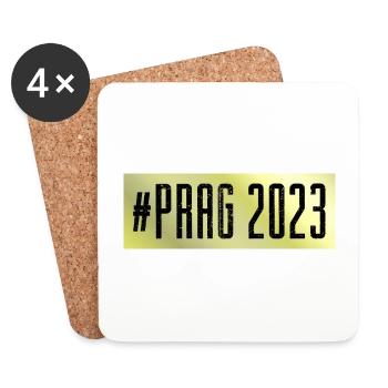 Prag 2023 - Untersetzer (4er-Set) - Weiß - Vorne