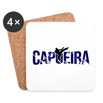 Capoeira - Untersetzer (4er-Set) - Weiß - Vorne