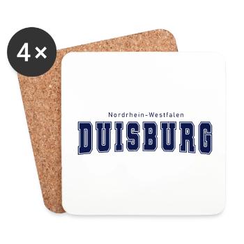 Duisburg - Untersetzer (4er-Set) - Weiß - Vorne