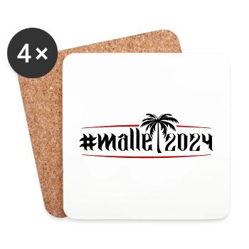 Malle 2024 Mallorca Tour - Coasters (set of 4) - white - Front