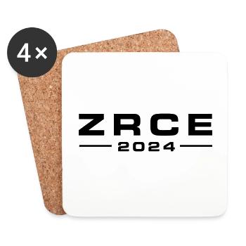 Zrce 2024 - Dessous de verre (lot de 4) - blanc - Devant