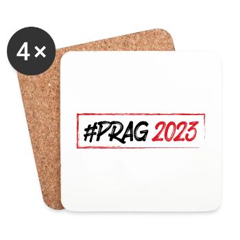 Prague 2023 - Coasters (set of 4) - white - Front