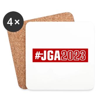 Jga 2023 Junggesellenabschied - Untersetzer (4er-Set) - Weiß - Vorne
