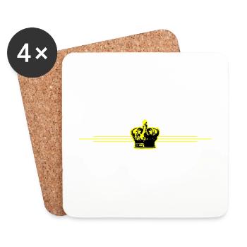 Ligne Krone - Dessous de verre (lot de 4) - blanc - Devant