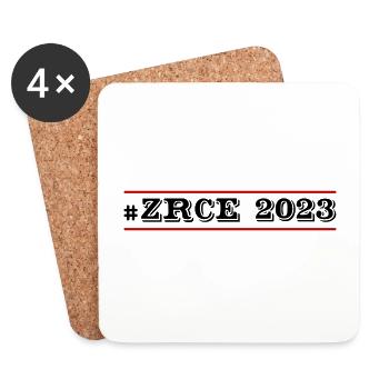 Zrce 2023 - Dessous de verre (lot de 4) - blanc - Devant