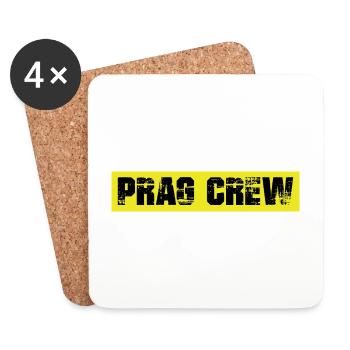 Prague Équipage - Dessous de verre (lot de 4) - blanc - Devant