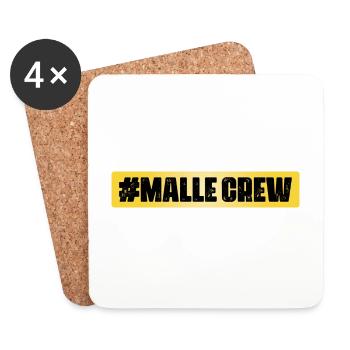 Malle Crew - Untersetzer (4er-Set) - Weiß - Vorne