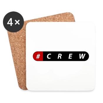 crew - Untersetzer (4er-Set) - Weiß - Vorne