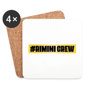 Rimini Crew - Dessous de verre (lot de 4) - blanc - Devant