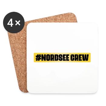 North Sea Crew - Coasters (set of 4) - white - Front