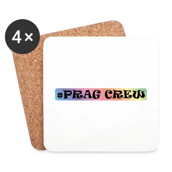 Prague Équipage - Dessous de verre (lot de 4) - blanc - Devant