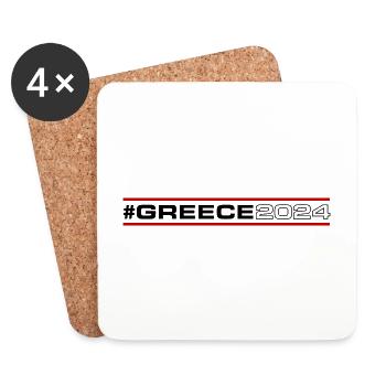 Greece 2024 - Coasters (set of 4) - white - Front