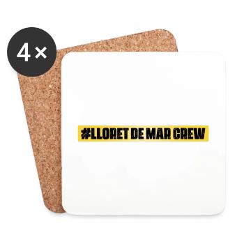 Lloret De Mar Crew - Untersetzer (4er-Set) - Weiß - Vorne
