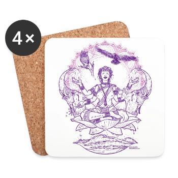 Lakshmi - Untersetzer (4er-Set) - Weiß - Vorne