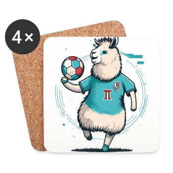 Llama Goals - Coasters (set of 4) - white - Front