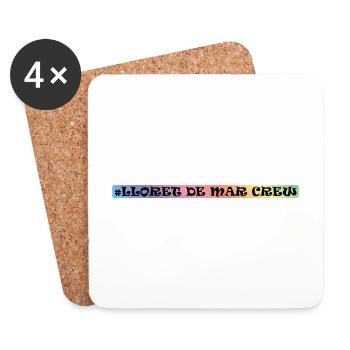 Lloret De Mar Crew - Dessous de verre (lot de 4) - blanc - Devant