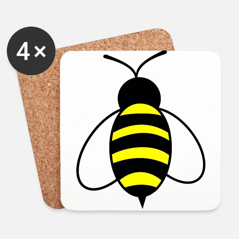 161 - Coasters (set of 4) - white