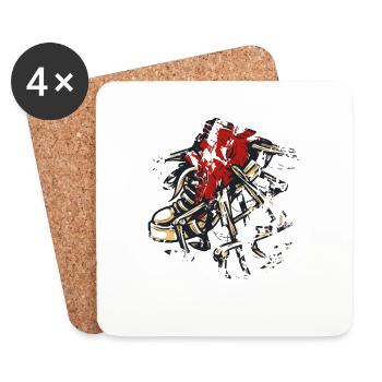 sneaker - Coasters (set of 4) - white - Front