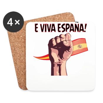 espana 2 - Dessous de verre (lot de 4) - blanc - Devant