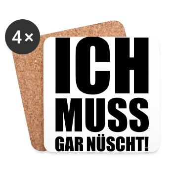 I do not have anything - Coasters (set of 4) - white - Front