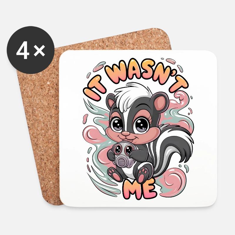 It Wasn't Me - Coasters (set of 4) - white