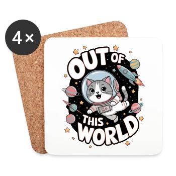Out Of This World - Coasters (set of 4) - white - Front