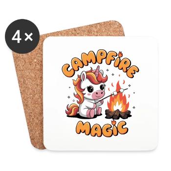Campfire Magic - Coasters (set of 4) - white - Front