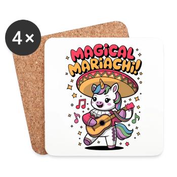 Magical Mariachi - Coasters (set of 4) - white - Front