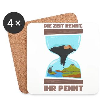 Climate Change Environmental Protection Nature Preservation Gift - Coasters (set of 4) - white - Front