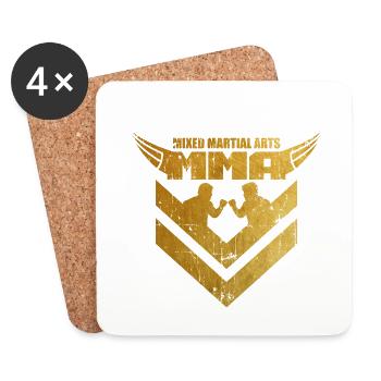 MMA - Coasters (set of 4) - white - Front