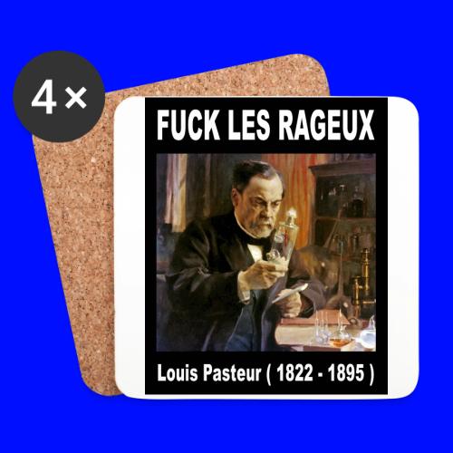 Louis Pasteur Fick den Mutigen - Untersetzer (4er-Set)
