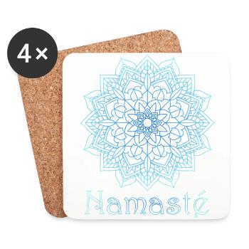 Namasté - Untersetzer (4er-Set) - Weiß - Vorne