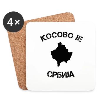 Serbia! - Coasters (set of 4) - white - Front